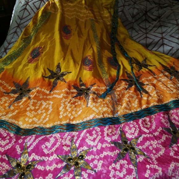 Soft Surroundings Silk Skirt - Picture 4 of 7